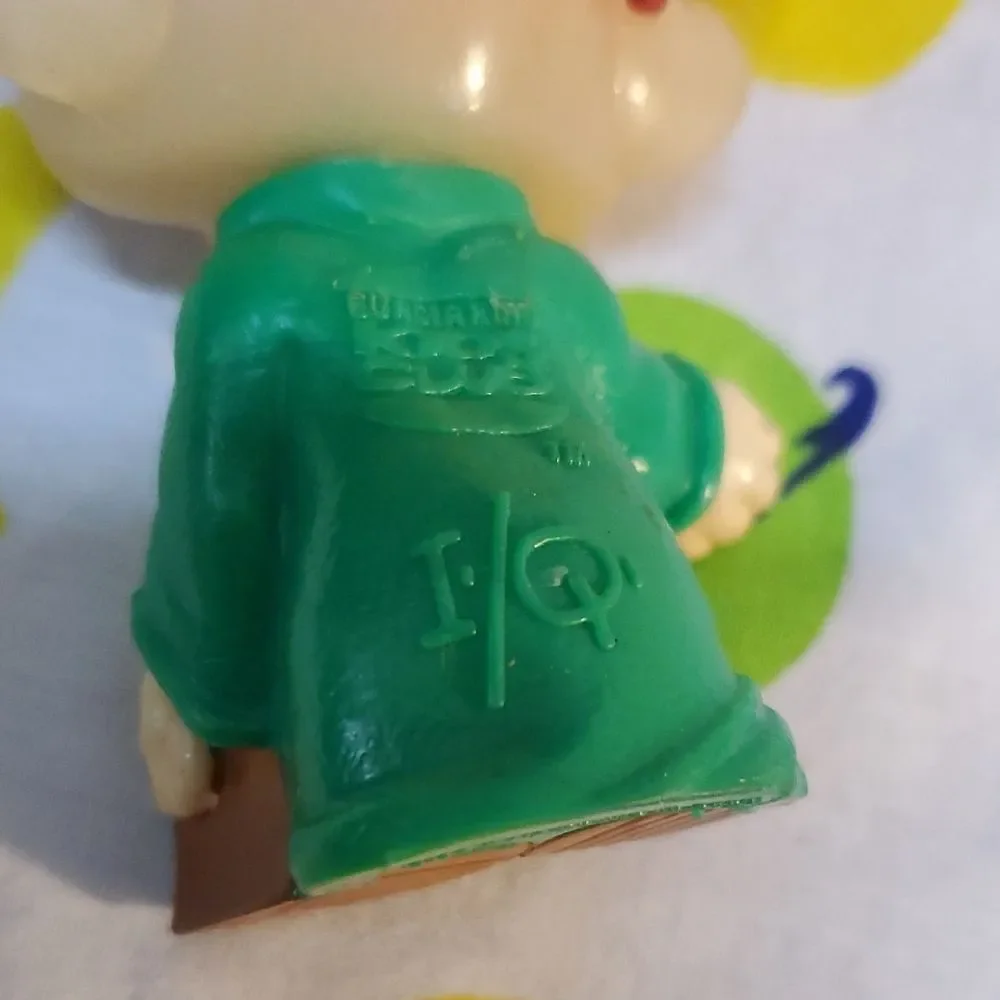 Vtg Burger King Kids Club Toy Troll doll Glow In Dark Orange Hair I.Q 🌏5/$10🌏